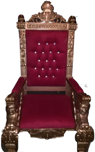  Download Royal Red Velvet Throne Chair Throne Png Throne Png