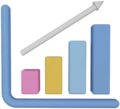  Premium Growth Chart 3d Illustration Download In Png Obj Or Statistical Graphics Growth Chart Icon