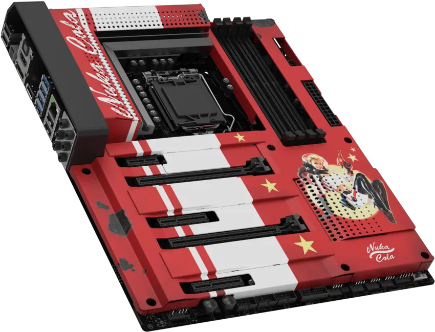  N7 Z370 Nuka Nzxt Nuka Cola Case Png Nuka Cola Png