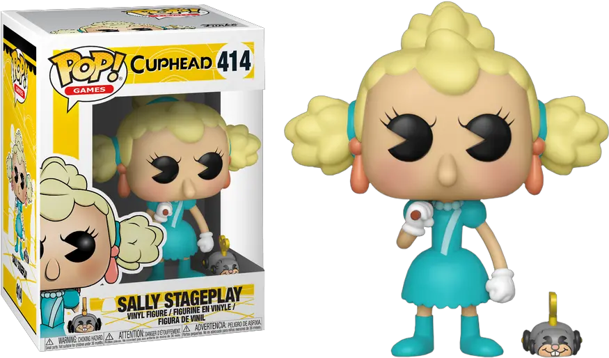  Cuphead Sally Stageplay Pop Vinyl Figure Sally Stageplay Cuphead Funko Pop Png Cuphead Png