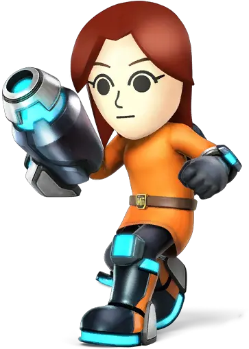  Mii Gunner Ssb4 Smashwiki The Super Smash Bros Wiki Png Falco Stock Icon Melee