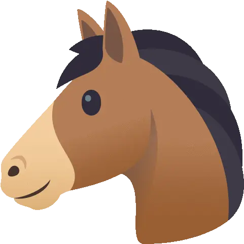  Horse Face Nature Sticker Horse Face Nature Joypixels Emoji Png Horse Face Icon