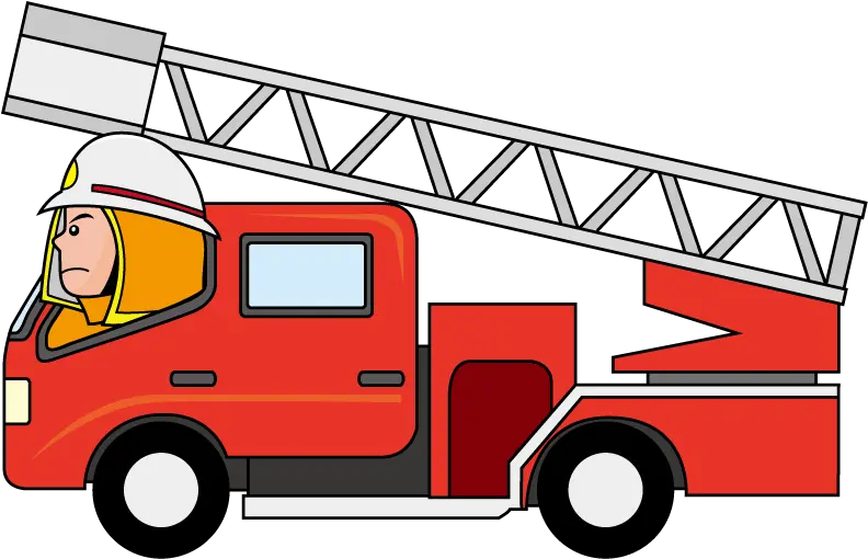  Cartoon Fire Truck Transparent Image Carro De Bomberos Dibujo Png Fire Truck Png