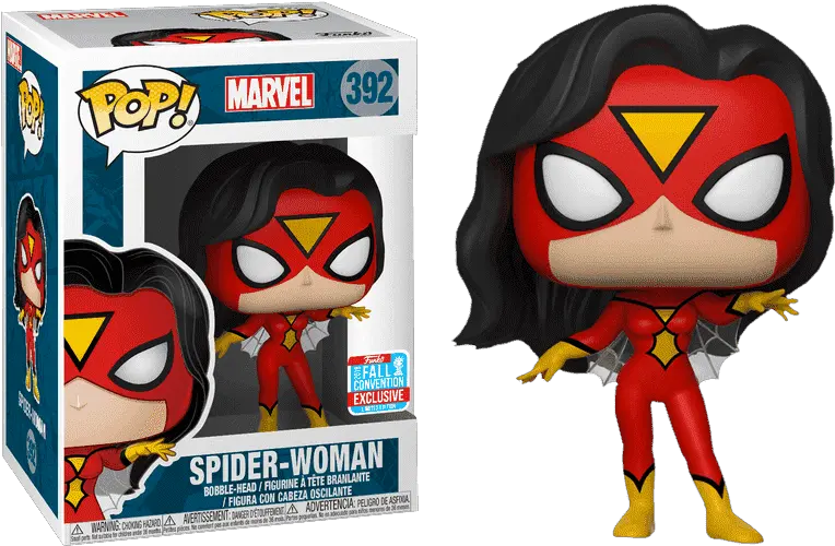  Nycc 2018 Spider Funko Pop Spider Woman Png Bucky Barnes Png