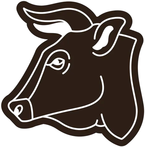  Bull Face Cut Out Transparent Png U0026 Svg Vector Cow Side Face Icon