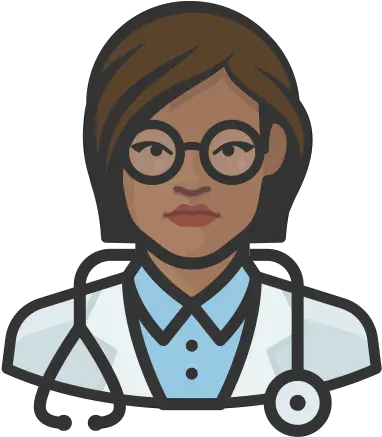  Doctor Black Female People Avatar Free Icon Iconiconscom Black Doctor Icon Png Doctor Who Icon