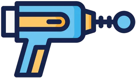  Free Laser Gun Colored Outline Icon Available In Svg Png Vertical Download Icon Exo