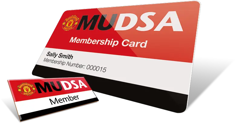  Mudsa Manchester United Disabled Supportersu0027 Association Manchester United Membership Card Png Man United Logo