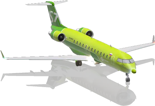  Canadair Crj 200 S7 Airlines Vqbsc Fictional Aircraft Fokker 70 Png Icon S7