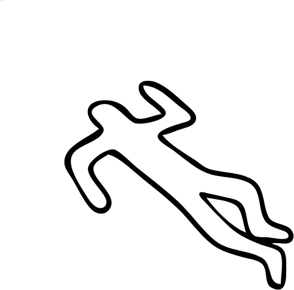  Dead Body Clipart Png Crime Scene Body Outline Png Dead Body Png