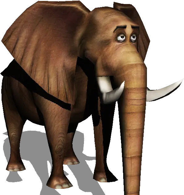  Pc Computer Madagascar Escape 2 Africa Elephant The Animal Figure Png Elephant Tusk Icon