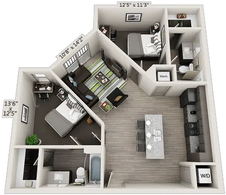  Floor Plans The Luxx Apartments San Antonio Tx Vertical Png Icon Hewitt Apartment Map