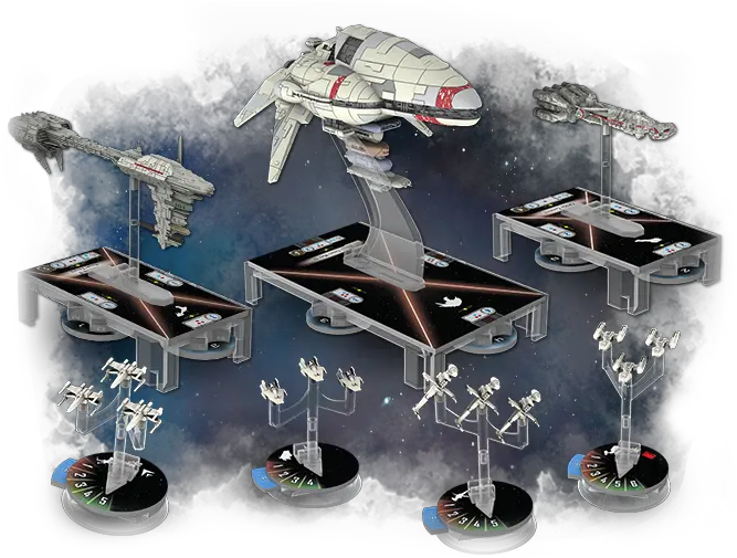  Star Wars Rebel Wave 1 Armada Expansions Board Game Extras Star Wars Armada Imperial Fighter Squadron Png Star Wars Rebels Icon