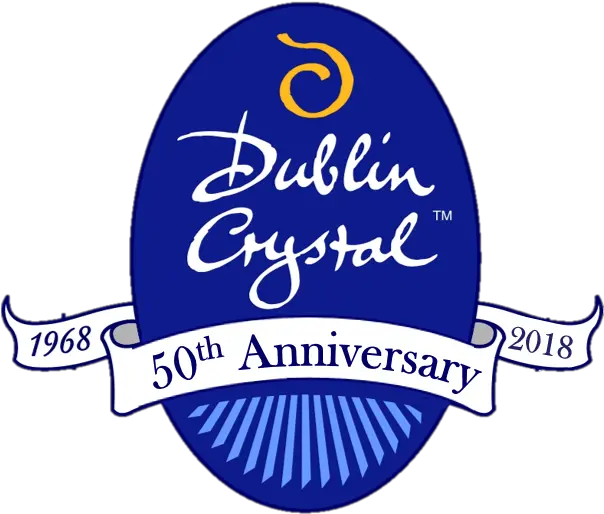  50th Anniversary Logo Dublin Crystal Glass Limited Dublin Music Notes Png Anniversary Logo