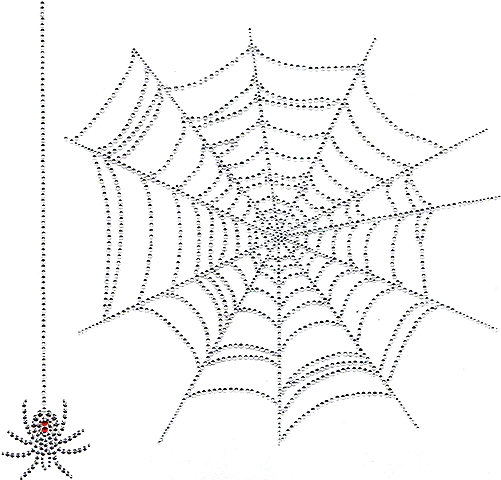  S4536 Clr Falling Spider With Crystal Web Isaacs Designs Word Web Spelling Png Spider Web Png