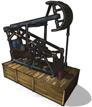  Pump Jack Rust Wiki Fandom Pumpjack Rust Png Arrow Next To Gas Pump Icon