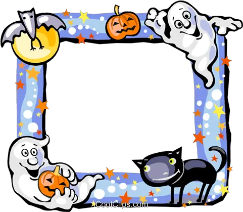  Halloween Frame Royalty Free Vector Clip Art Illustration Dot Png Halloween Frame Png