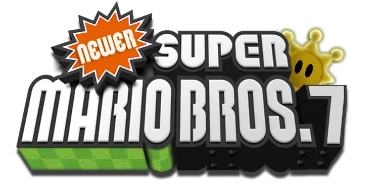  Download Logo Made By Newer Super Mario Bros Wii Deluxe New Super Mario Bros Wii Rom Hacks Png Super Mario Brothers Logo