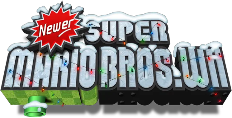  Specials Newer Super Mario Bros Wii Holiday Special Logo Png Super Mario World Logo