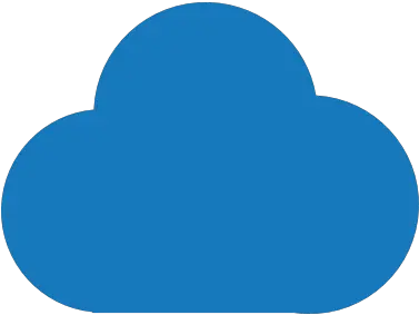  Logos I Flat Colorful Blue Cloud Computing Icon Png Cloud App Icon