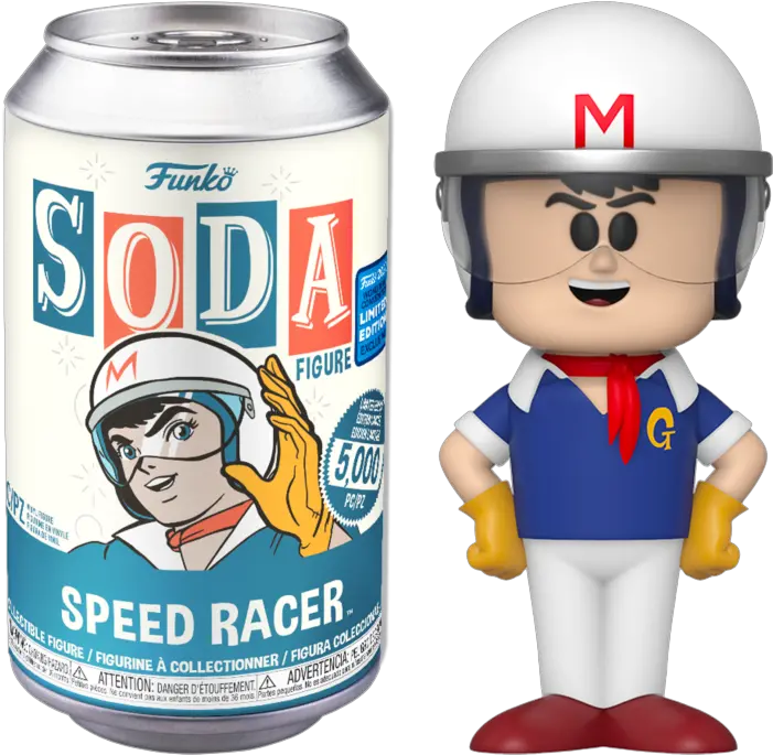  Speed Racer Speed Racer Vinyl Soda Figure In Collector Can 2020 Wondrous Convention Popcultcha Exclusive Soda Funko Pops Png Speed Racer Png