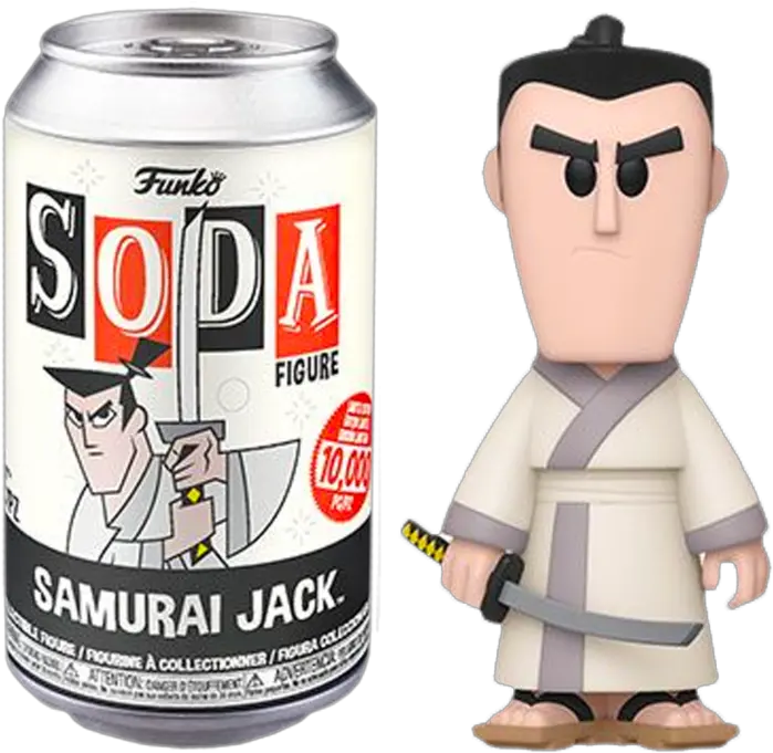  Samurai Jack Samurai Jack Vinyl Soda Figure In Collector Can Funko Vinyl Soda Samurai Jack Png Samurai Jack Transparent