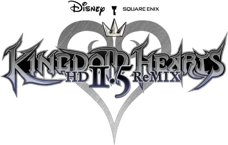  Kingdom Hearts Hd 2 Kingdom Hearts Hd Remix Logo Png Kingdom Hearts Final Mix Logo