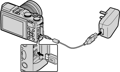  Charging The Battery Charger Kamera Fujifilm Xa3 Png How To Remove Red Cross On Battery Icon
