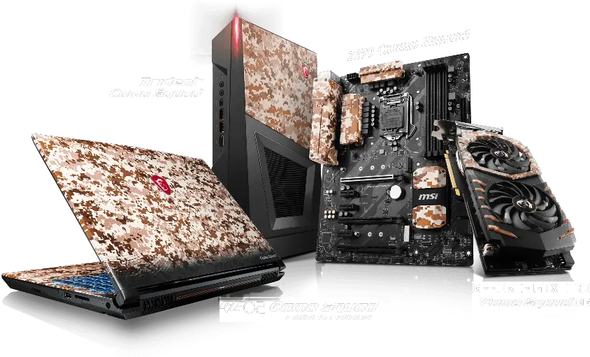  Msi Unveils Camo Squad Limited Edition Products With Ghost Playstation 4 Png Ghost Recon Wildlands Logo Png