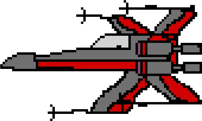  Download X Wing Pixel Art X Wing Full Size Png Image Pixel Art X Wing X Wing Png