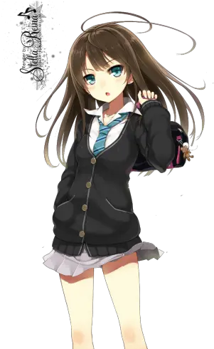  Transparent Png Images And Victor Graphics Get Anime Hd Girl With Background