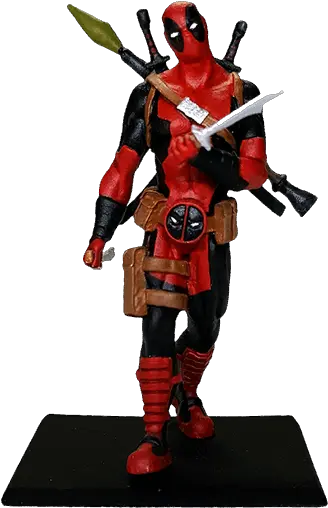  Marvel Deadpool Mini 3 Metal Figurine Comic Con Dead Pool Png Deadpool Transparent