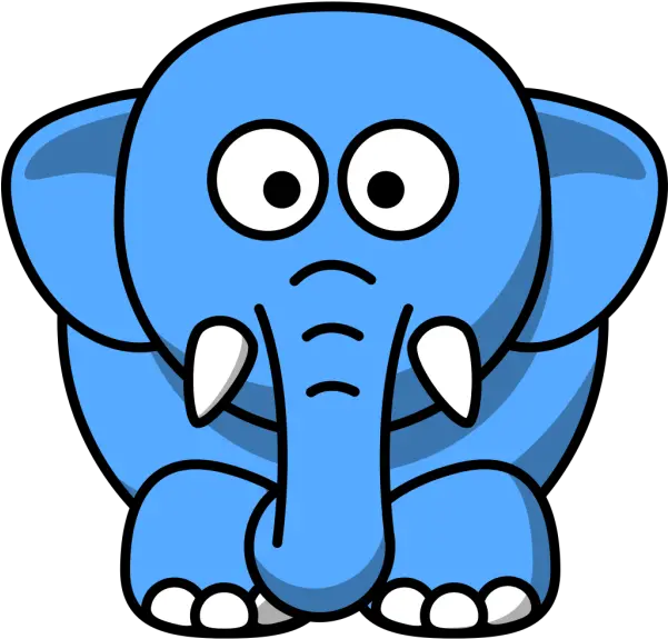  Blue Elephant Png Svg Clip Art For Web Download Clip Art Clipart Elephant Elephant Icon