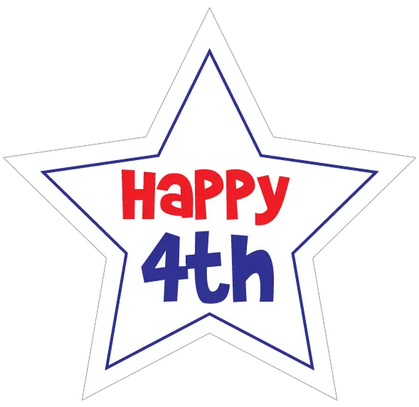  Happy 4th Of July Transparent Png Label Happy 4th Of July Png