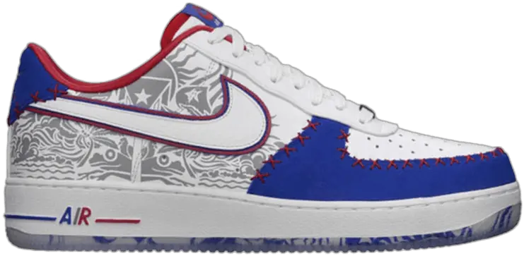  Air Force 1 U0027puerto Ricou0027 Nike 579941 100 Goat Puerto Rican Nike Air Force 1 Png Puerto Rican Flag Png