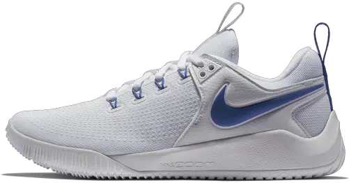  Nike Zoom Hyperace 2 Volleyball Shoe Whitegame Royal Nike Zoom Hyperace 2 Mens Png White Nike Logo Transparent