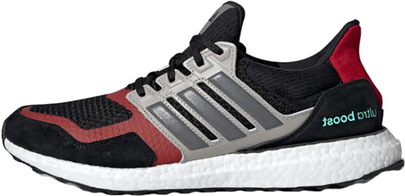  Adidas Ultra Boost Black Red Adidas Ultra Boost Price Red Png Adidas Boost Icon 2 White And Gold