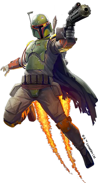  Boba Fett Flying Transparent Boba Fett Flight Png Boba Fett Png