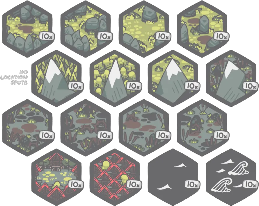  Isle Of Lore 2 Hex Tiles Regular Steven Colling Drivethrurpgcom Isle Of Lore Png Cave Story Desktop Icon