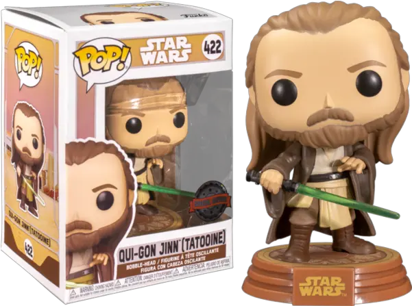  Star Wars Across The Galaxy U2013 Obi Wan Kenobi Tatooine Pop Funko Qui Gon Jinn Png Obi Wan Kenobi Icon