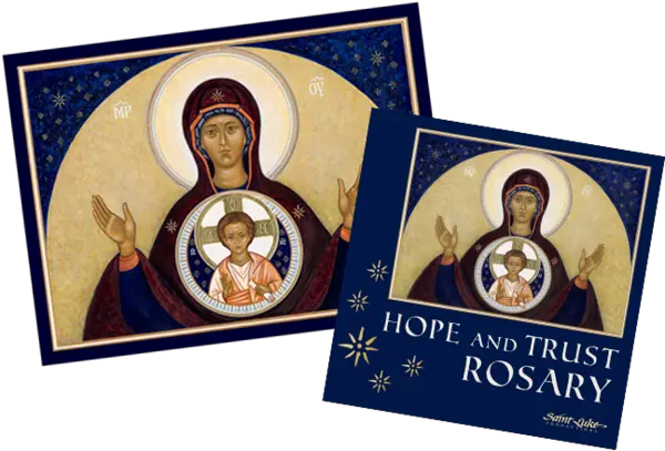  Our Lady Of Hope Icon U0026 Trust Rosary Cd Combo Religious Item Png Dvd Combo Icon