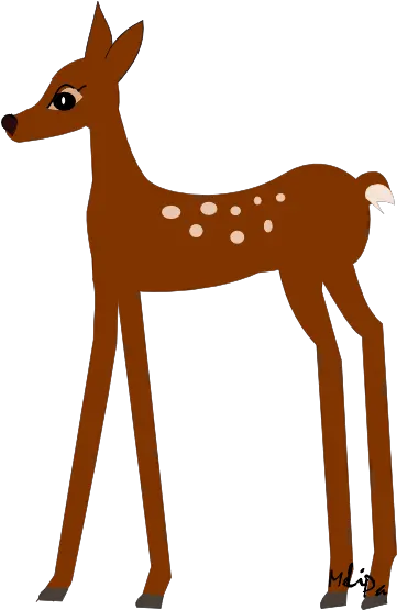  Baby Deer Clipart Free Images Deer Animated No Background Png Baby Deer Png