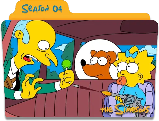  The Simpsons S04 Icon 512x512px Simpsons Season 4 Folder Icon Png Game Of Thrones Season 4 Folder Icon