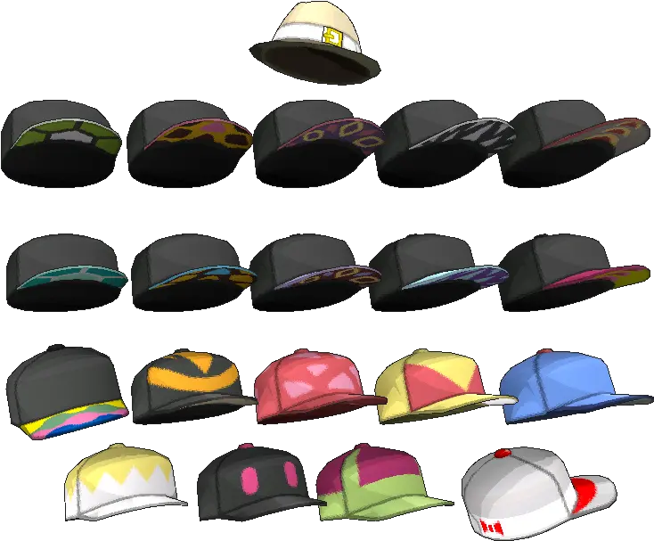  3ds Pokémon Sun Moon Hats Male The Models Resource Hard Png Pokemon Sun And Moon Logo Png