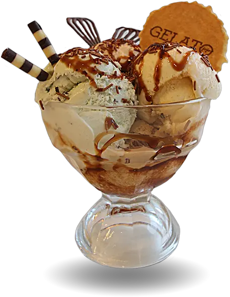  Chocolate Syrup Png Images Gelato Ice Cream Sundae Png