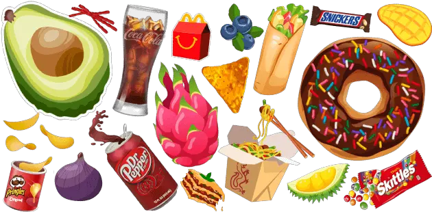  Food U0026 Drinks Cursor Collection Custom Cursor Custom Cursor Food And Drinks Png Hot Cursors Icon