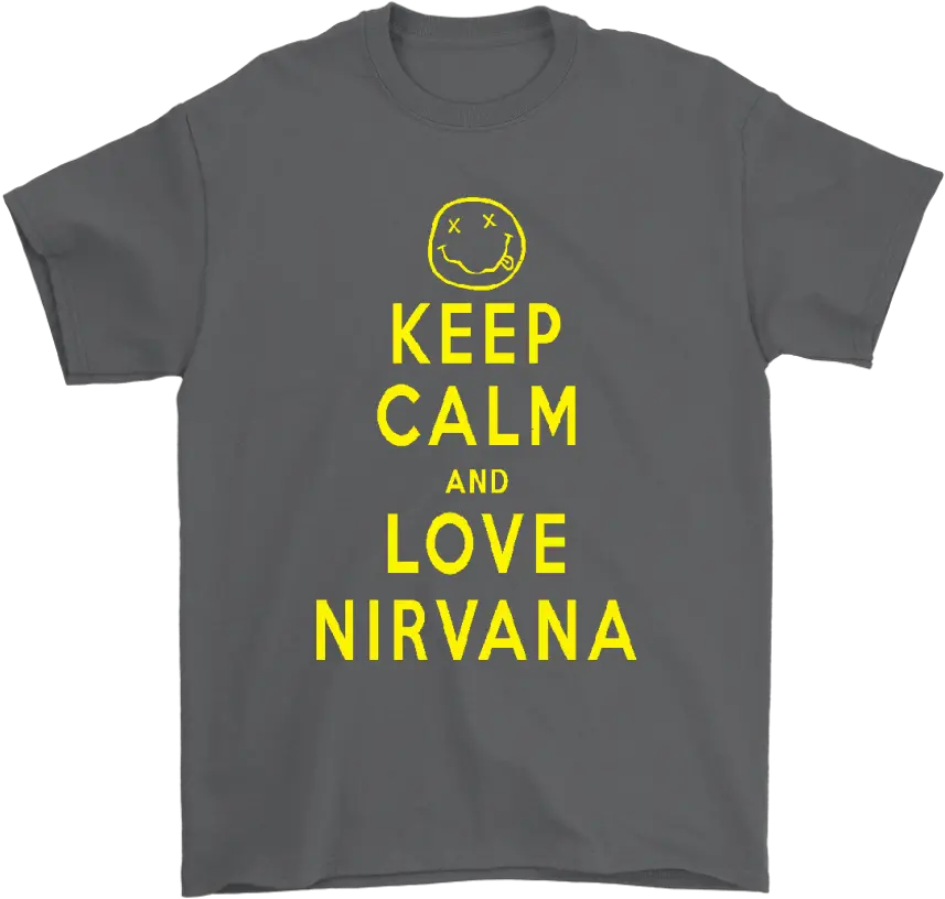  Keep Calm And Love Nirvana Funny Dead Emoji Shirts U2013 Teextee Store Active Shirt Png Dead Emoji Png