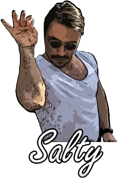  Salt Bae Png File Funny Memes Sticker Whatsapp Salt Bae Png