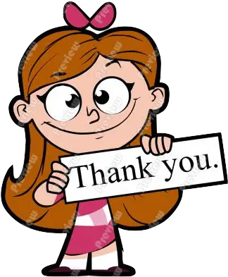  Acknowledgement Thank You Girl Cartoon Clipart Full Acknowledgement Clipart Png Girl Cartoon Png