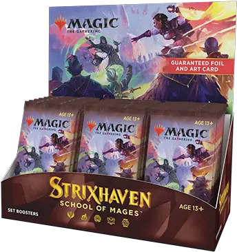  Strixhaven School Of Mages Product Overview Magic The Mtg Booster Strixhaven Png Mage Class Icon